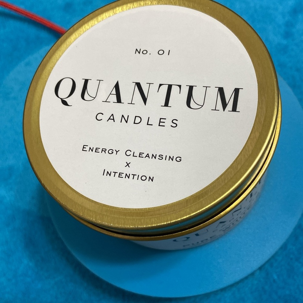 NWOT - Quantum Candles Pure White Sage Candle - Picture 2 of 3